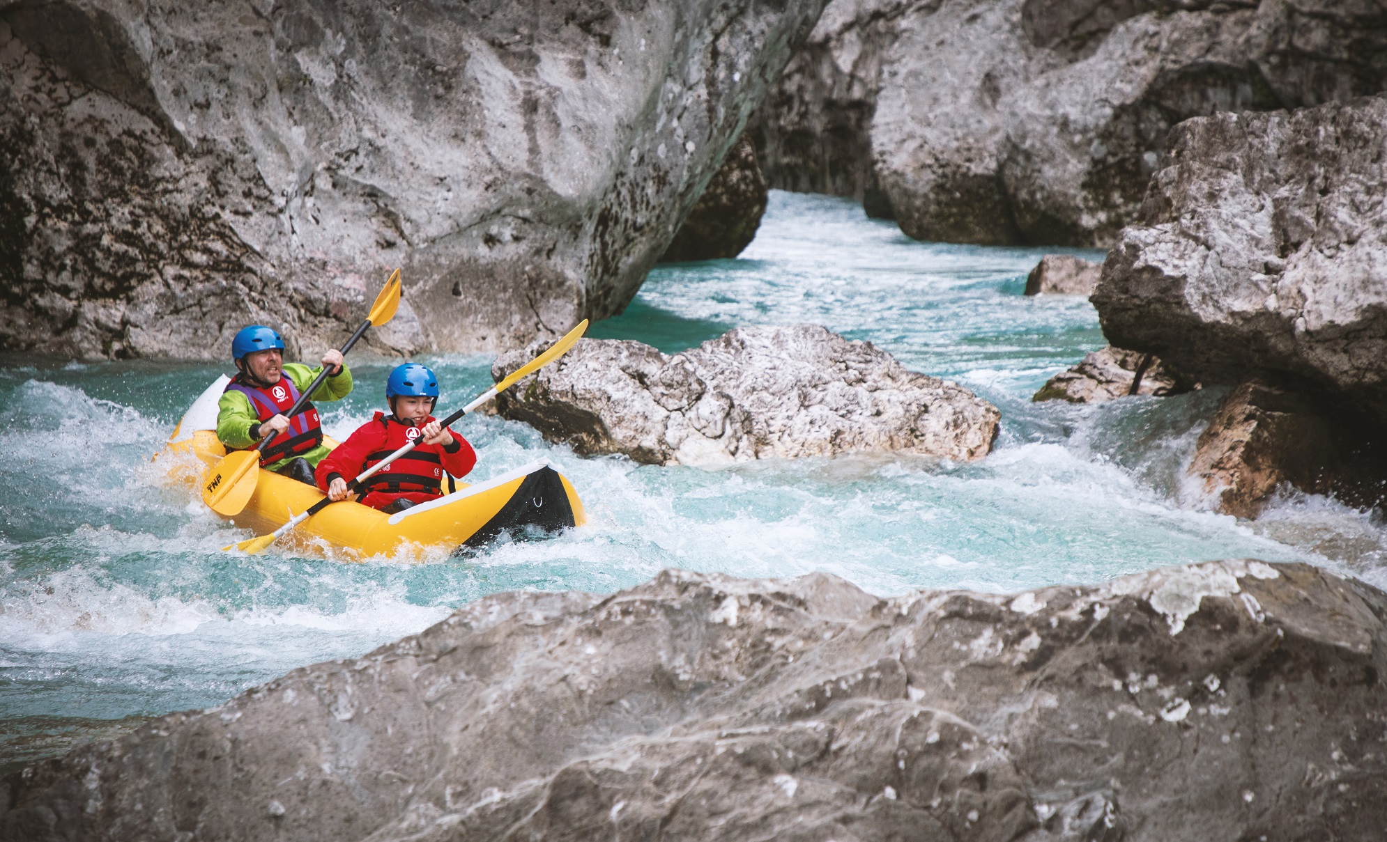 Adventureous kayaking
