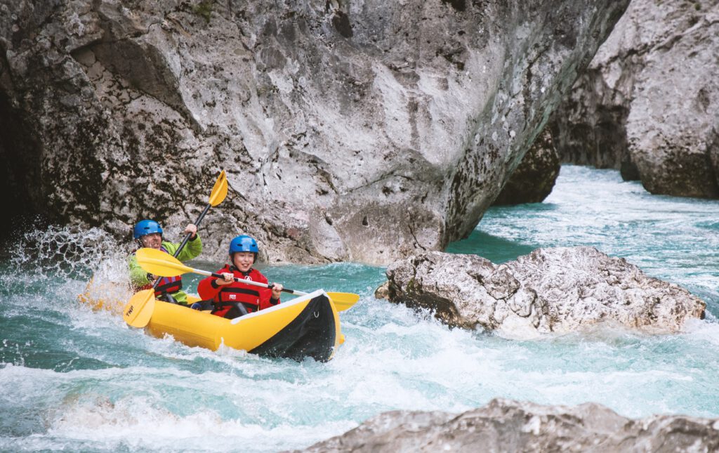 Soča river kayaking tours bovec
