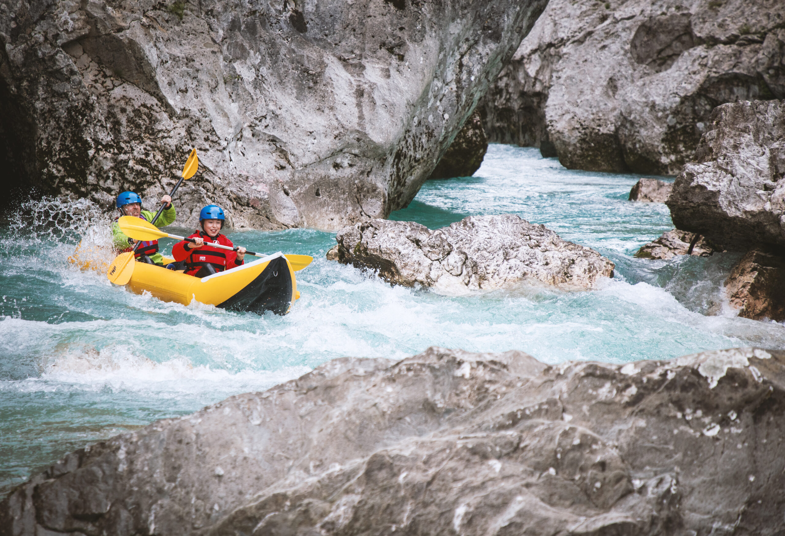 Soča river kayaking tours bovec
