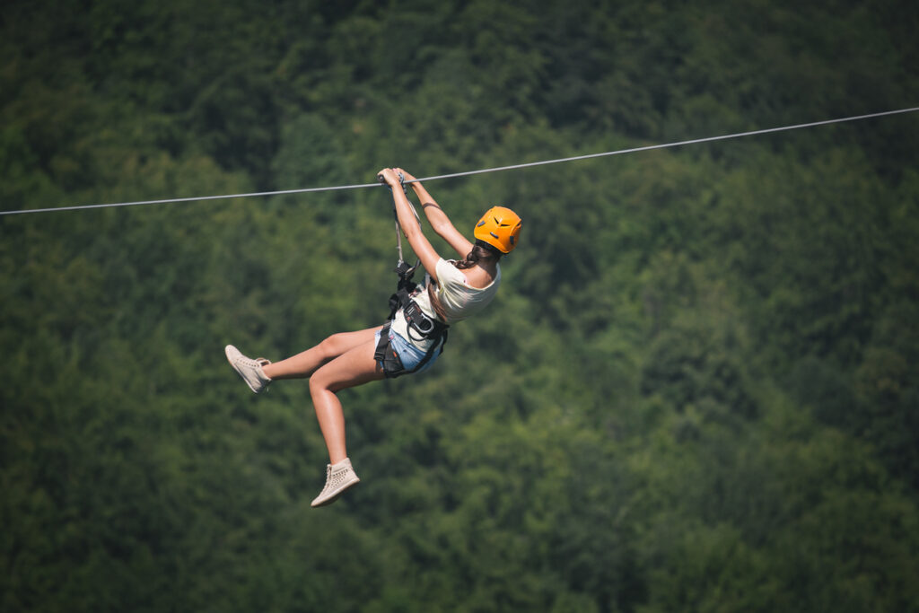 zip lining bovec soca valley