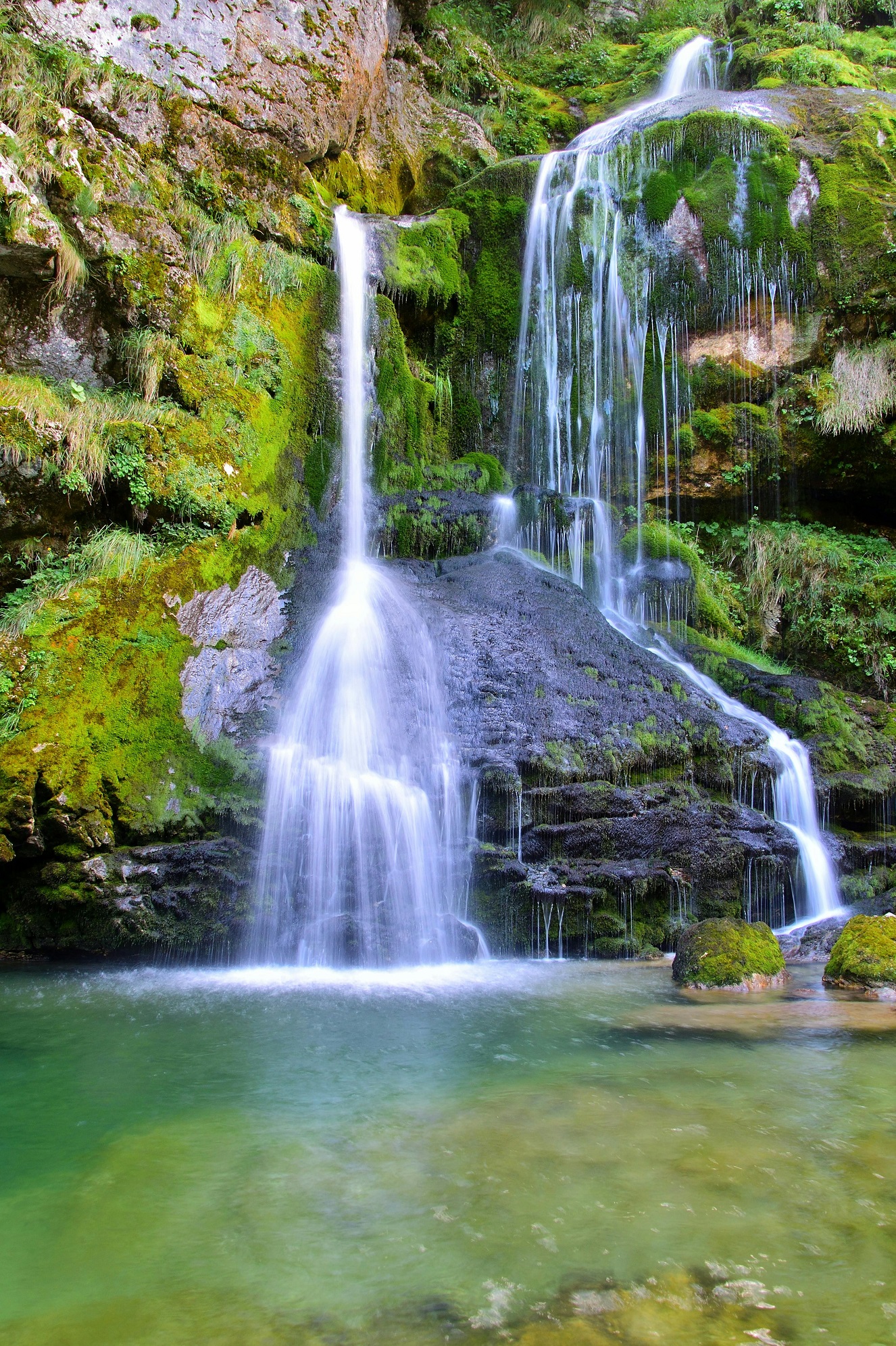 Boka waterfall Bovec, SLovenia